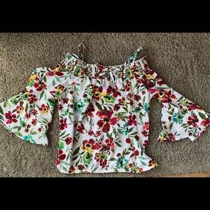 Small Floral Girls top